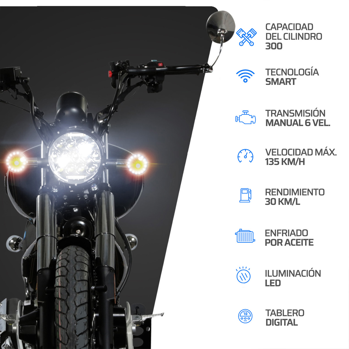 Motocicleta Vento Thunderstar 300Cc 2025 image number 4